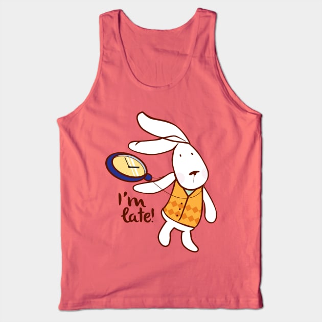 White Rabbit Tank Top by ilaamen